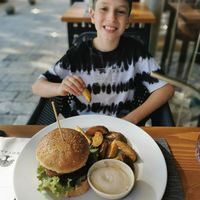 Aha burger at The Botanist in Zadar