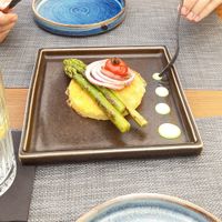 Starter chickpea bread  at The Botanist in Zadar