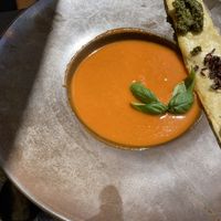 Tomato soup   at The Botanist in Zadar