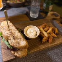 The Mata Mata burger was amazing!   at The Botanist in Zadar