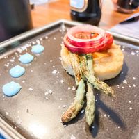 Chickpea flatbread   at The Botanist in Zadar