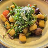 Flamingo Tongue Snail - Gnocchi au gratin with brussels at The Botanist in Zadar