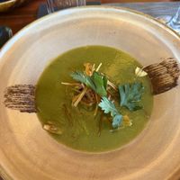 Leak soup  at The Botanist in Zadar
