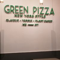 Sign says all you need to know! at Green Pizza in Mexico City