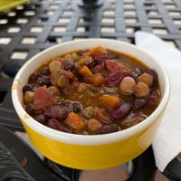 Small chili (they also have a meal size) at Pistachio Cafe in Gananoque