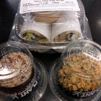 Thai wrap and cupcakes at SFO - The Plant Cafe Organic- T2 in South San Francisco