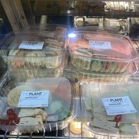 Hummus Plate ~$14 USD   at SFO - The Plant Cafe Organic- T2 in South San Francisco