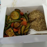 Quinoa bowl with tofu addon $19.00 at SFO - The Plant Cafe Organic- T2 in South San Francisco