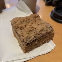Vegan coffee cake  at Gryphon Cafe in West Chester