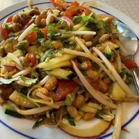 Bhatmans (salat with beens)  at Kasthamandap Restaurant And Cafe House in Lisbon