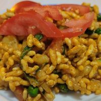 Rice spiced dish at Kasthamandap Restaurant And Cafe House in Lisbon