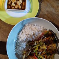 mapo tofu at Vegan Tranquil Rose in Kandy