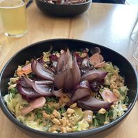 Un bol complet with a roasted lotus onion   at Hakko in Montpellier