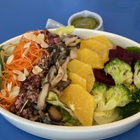 Marinated three mushroom bowl (large), 250 baht  at alt.Eatery in Bangkok