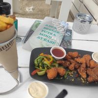 Crispy cauliflower & shiitake at Nautilus aan Zee in Egmond Aan Zee