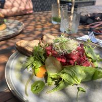 Beetroot and bean salad  at Cravings For Green in Ede