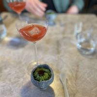 Course 7) mint ice cream   at Plates in London