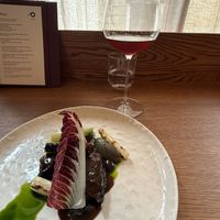 Main entree lions mane caramelized six hours.  at Plates in London