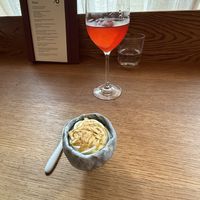 Ice cream with beets  at Plates in London