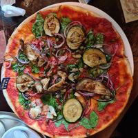 Pizza at La Cantina in Warsaw