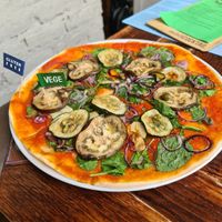 Pizza at La Cantina in Warsaw