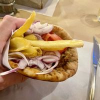 Gyro pita    at Ladokolla  in Kefalonia