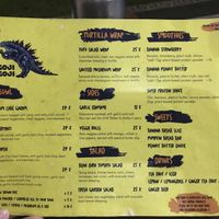 Menu  at Goji Goji Vegan Bowl in Canggu