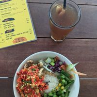 Mushroom Bowl at Goji Goji Vegan Bowl in Canggu