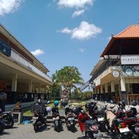 Goji Goji is at the end of left side building at Goji Goji Vegan Bowl in Canggu