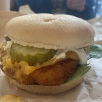 Chick’n Sandwich add Cheez   at Bosky's Vegan Grill in Springfield
