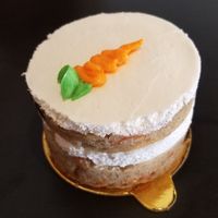 Vegan Carrot Cake at Amia Bakery in Newark