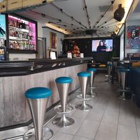 Interior at La Taverne Café in Monthey