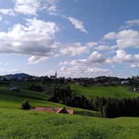 Schwellbrunn lies on a ridge in the Appenzellerland. at Sonnenberg Health Hotel in Schwellbrunn