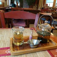 Nettle tea at Tea Sutra Teahouse in Newcastle Upon Tyne