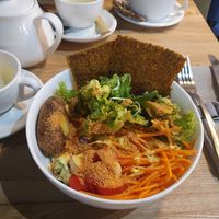 "I'm new here" Bowl at Nebos in Kyiv