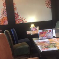 Dining area at Nebos in Kyiv