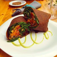 flaxseed wrap at Nebos in Kyiv