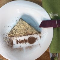 Napoleon cake  at Nebos in Kyiv