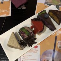 Set of desert! Was good for 3 persons! Highly recommended! at Nebos in Kyiv