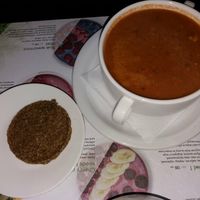 Minestrone soup at Nebos in Kyiv