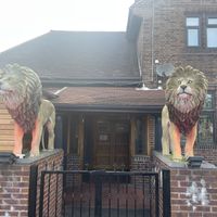 The lions  at The Red Lion in West Bromwich