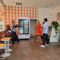 Inside at Maciel's Plant-Based Butcher & Deli in Los Angeles