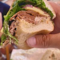 Really flavorful nice jalapeño spice to help balance out the sandwich  at Maciel's Plant-Based Butcher & Deli in Los Angeles