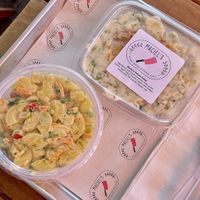 Incredible sides, potato salad, macaroni salad delicious highly recommend  at Maciel's Plant-Based Butcher & Deli in Los Angeles