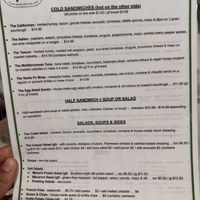 Menu  at Maciel's Plant-Based Butcher & Deli in Los Angeles