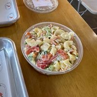 Macaroni saladd  at Maciel's Plant-Based Butcher & Deli in Los Angeles