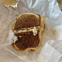 Reuben sandwichh  at Maciel's Plant-Based Butcher & Deli in Los Angeles