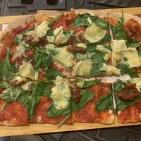 Two slices of Pizza Emmi for about 8€, really tasty!  at Turtle Pizza in Berlin