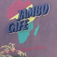Exterior sign   at Jambo Cafe in Santa Fe