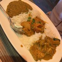 Vegan combo plate  at Jambo Cafe in Santa Fe